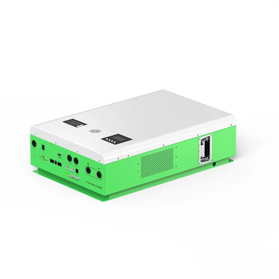 Energy storage cabinet connected to solar panels
