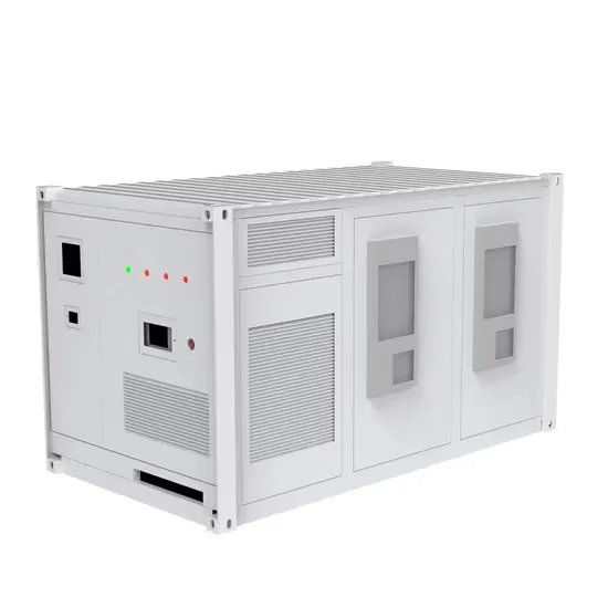 Outdoor solar energy storage cabinet installation