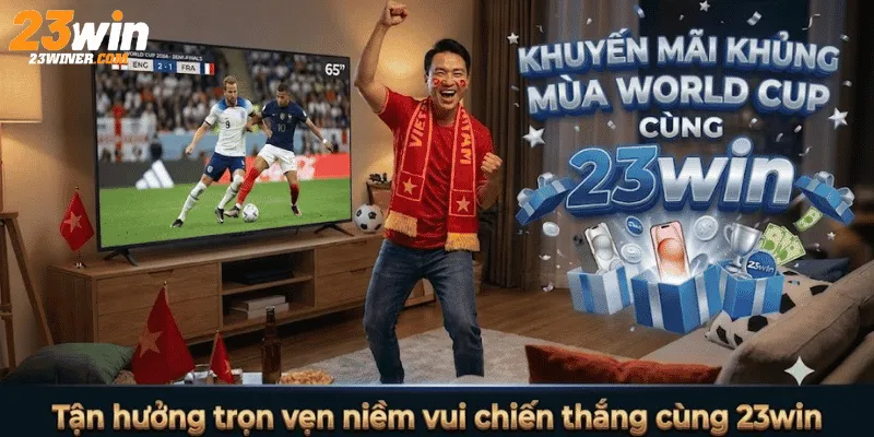 khuyến mãi dự đoán vô địch world cup 2026 23win